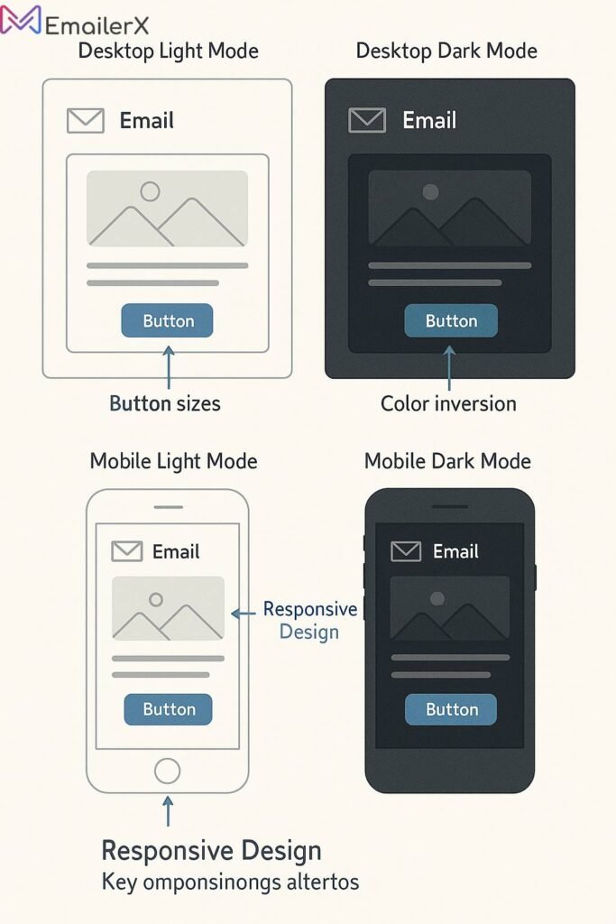 Optimizing for Mobile and Dark Mode Section