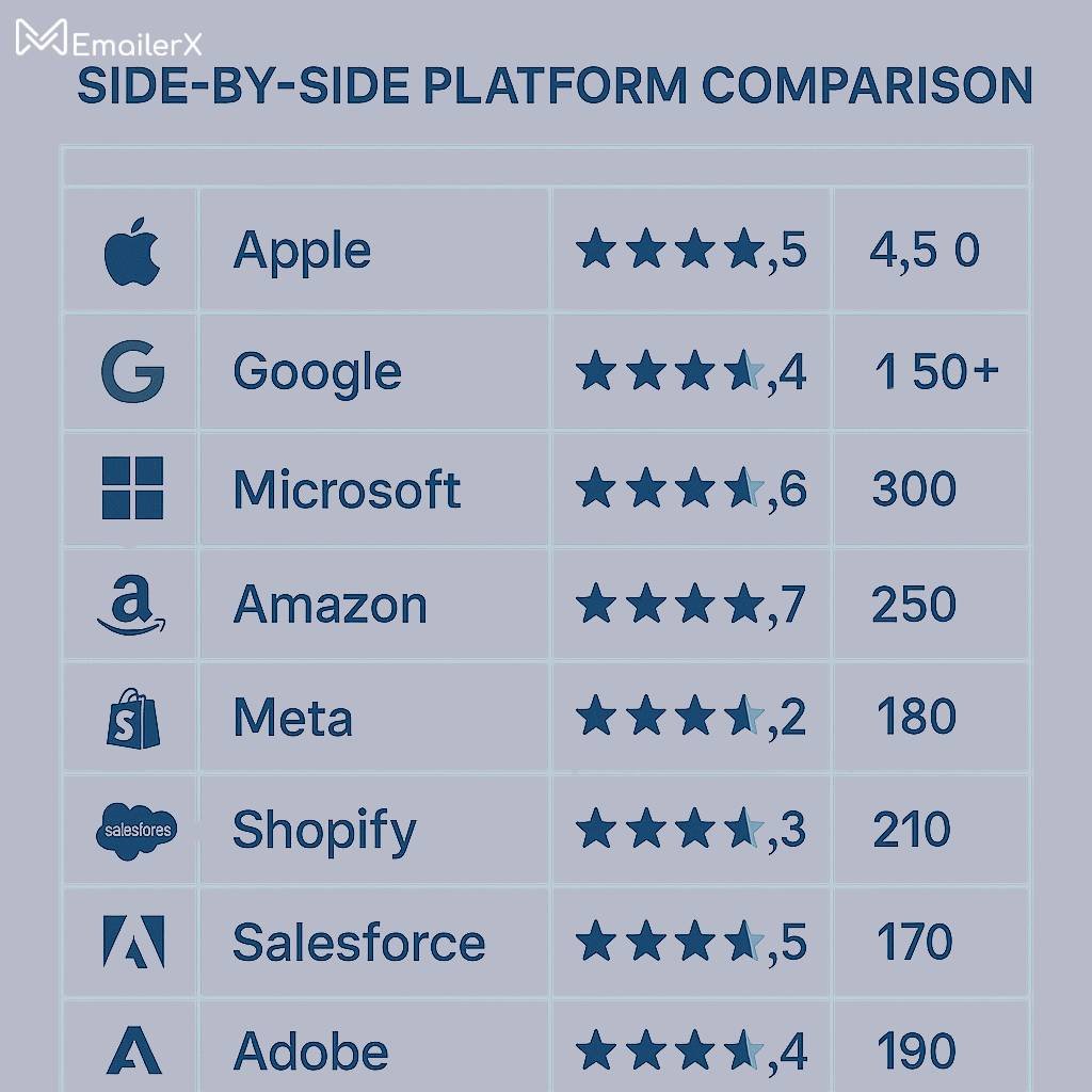 Top Cold Email Platforms Compared